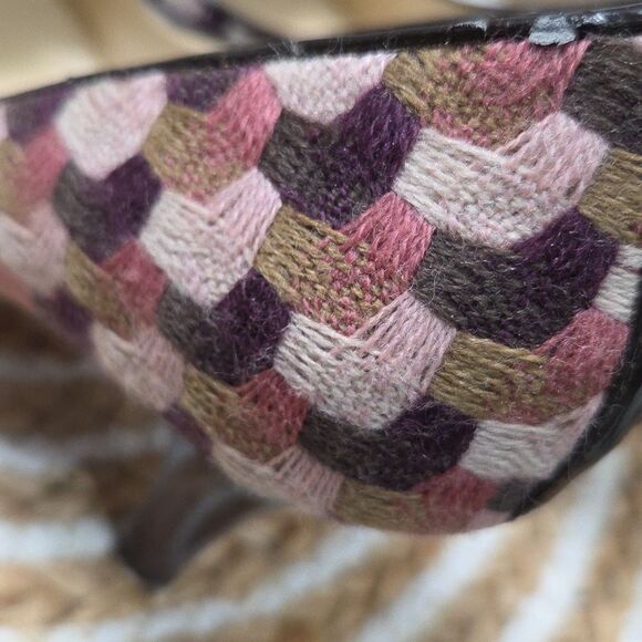 OSCAR, Oscar De La Renta, O Bessie Wine Heels size 6.5M. EUC - Picture 6 of 13